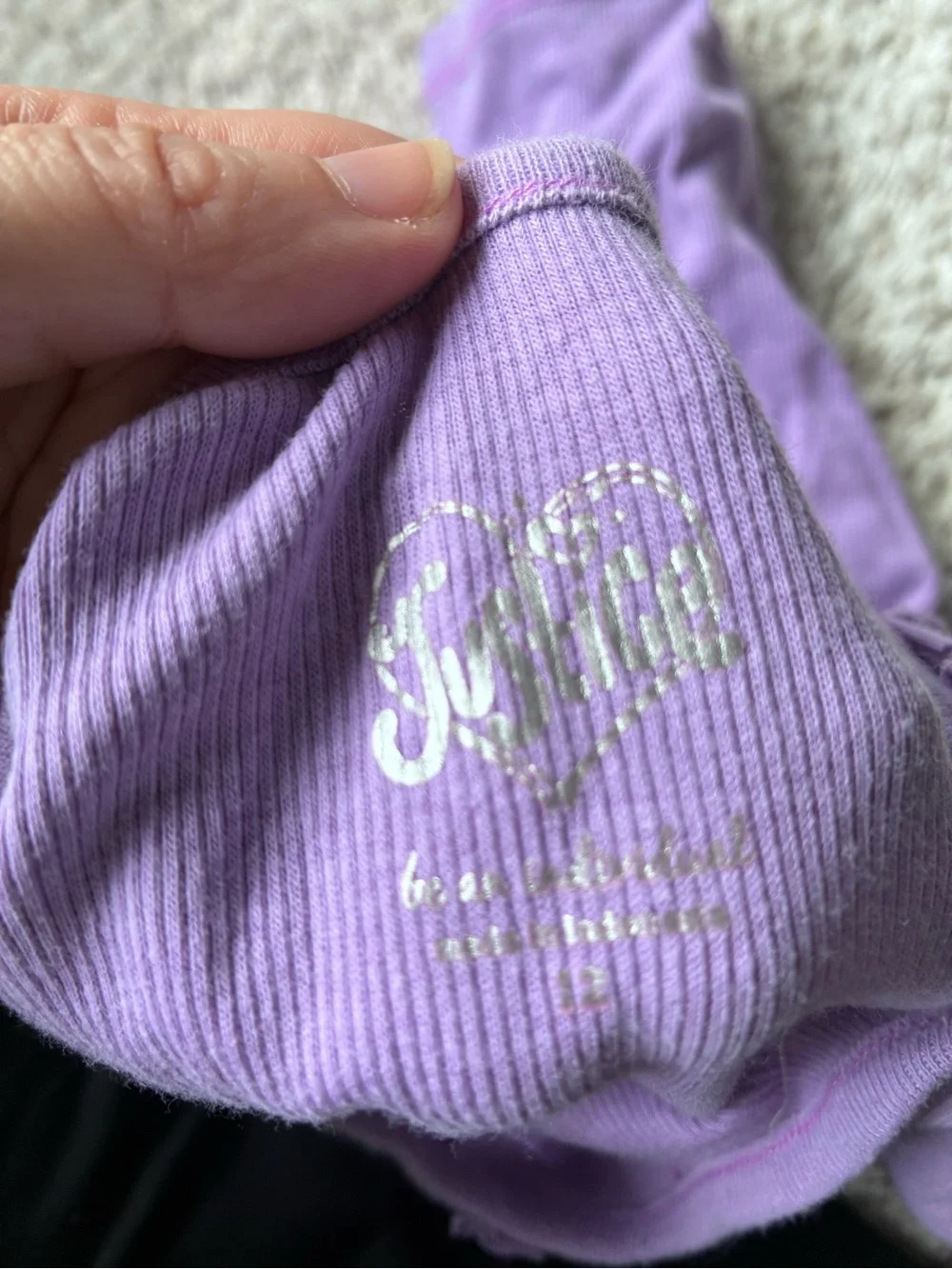 🎆🎇3for$9 justice girls lilac Floral-Accent Tank Top
